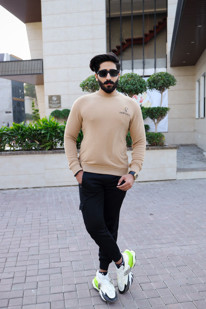 Dusty Beige Sweatshirt(Men)