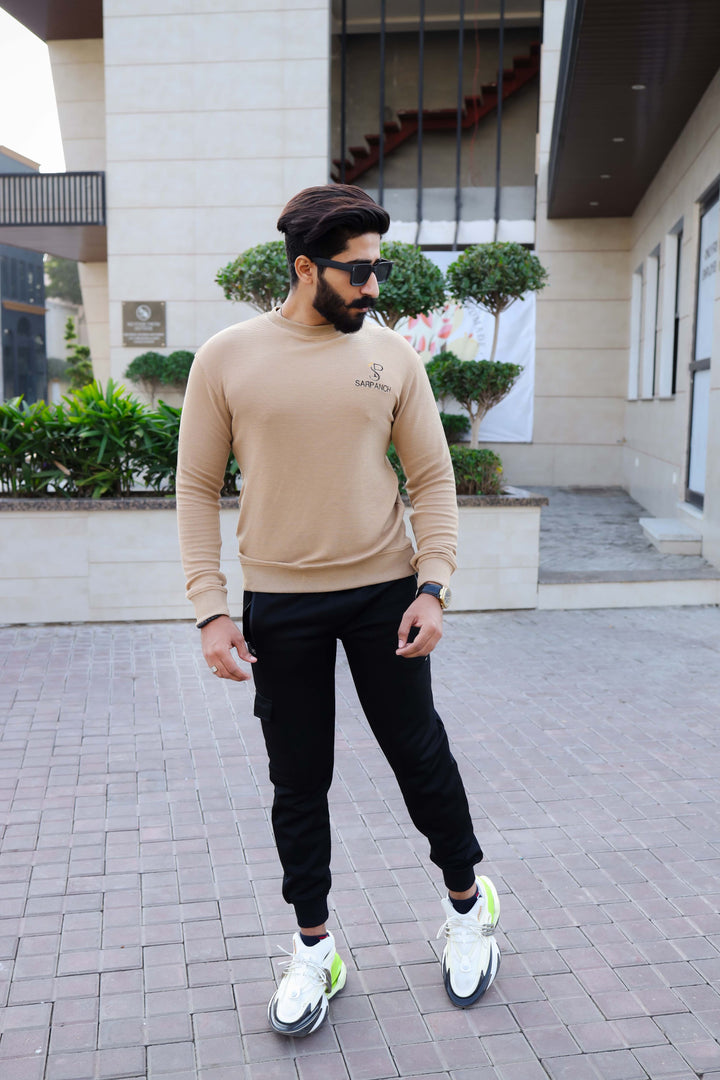 Dusty Beige Sweatshirt(Men)