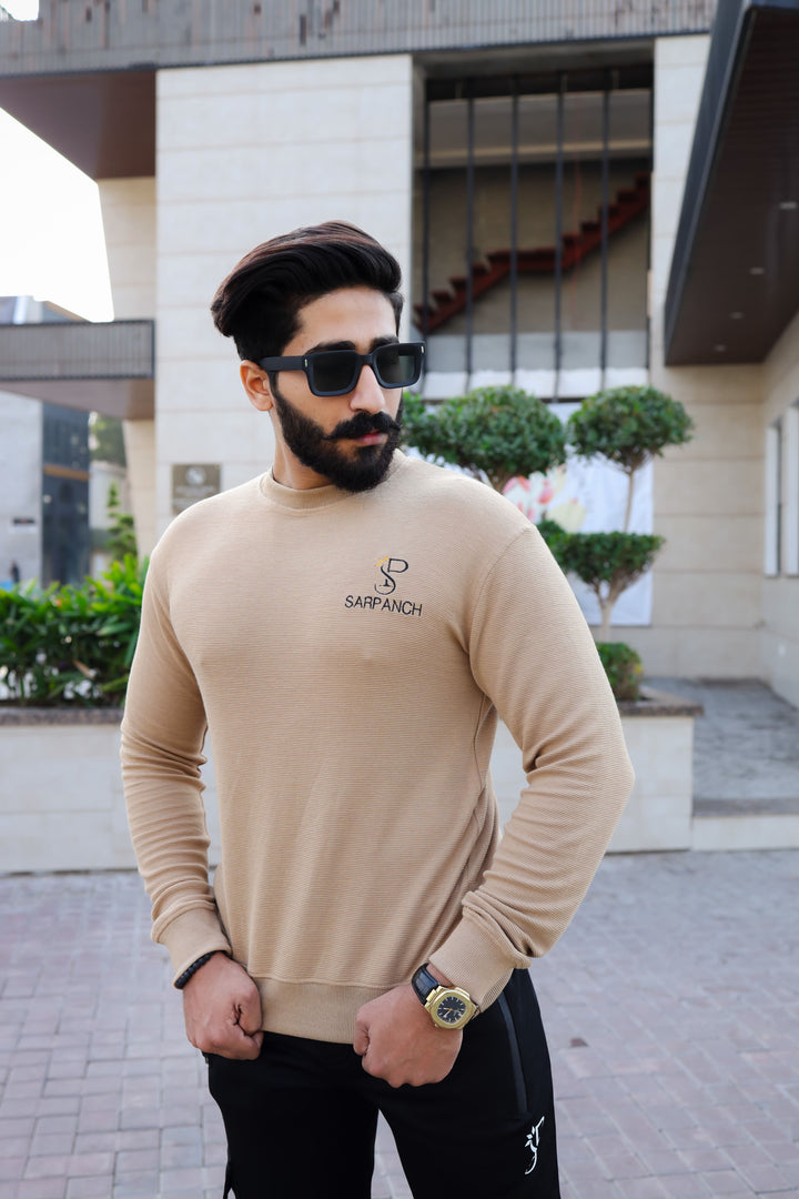 Dusty Beige Sweatshirt(Men)