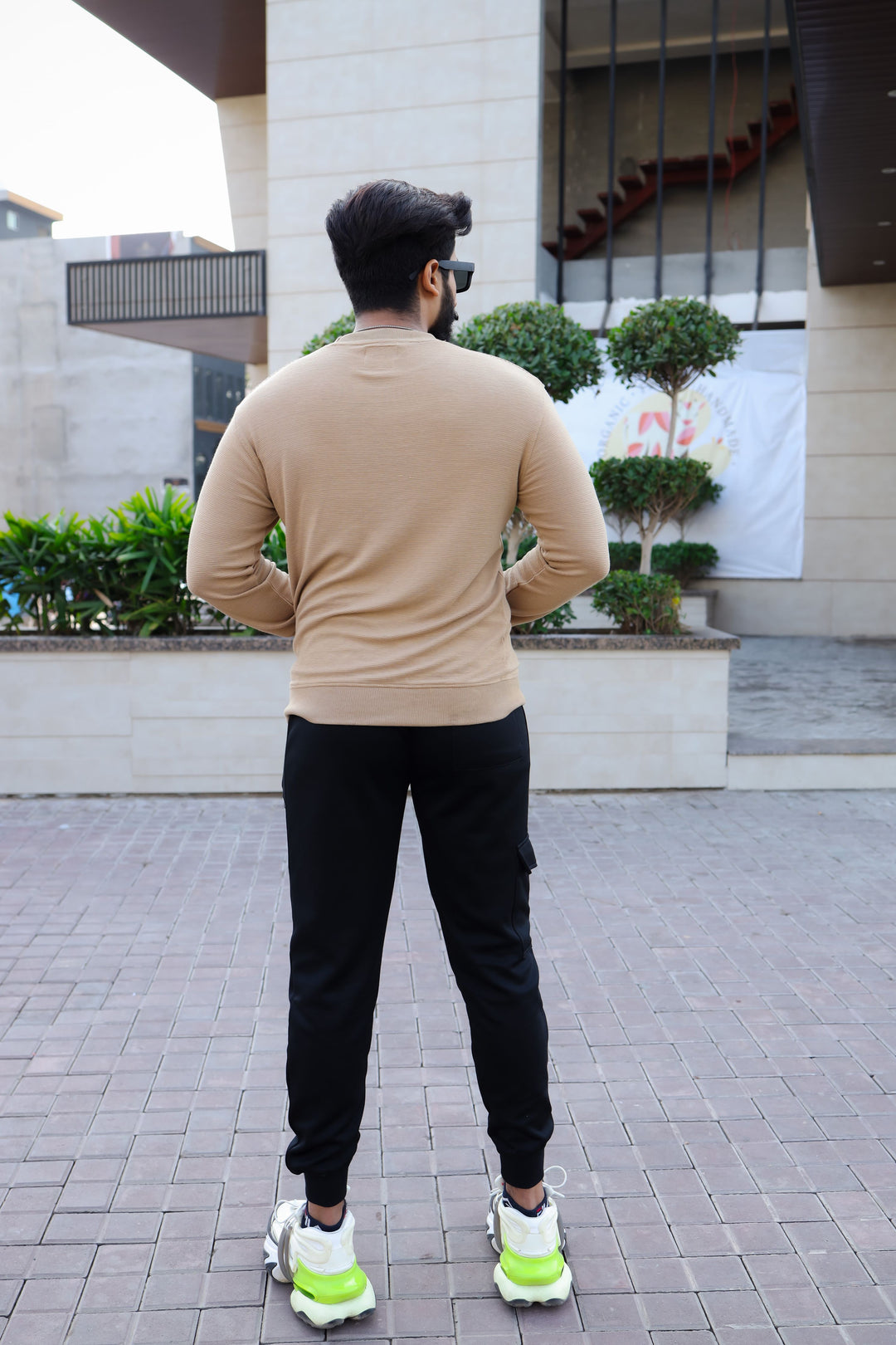 Dusty Beige Sweatshirt(Men)