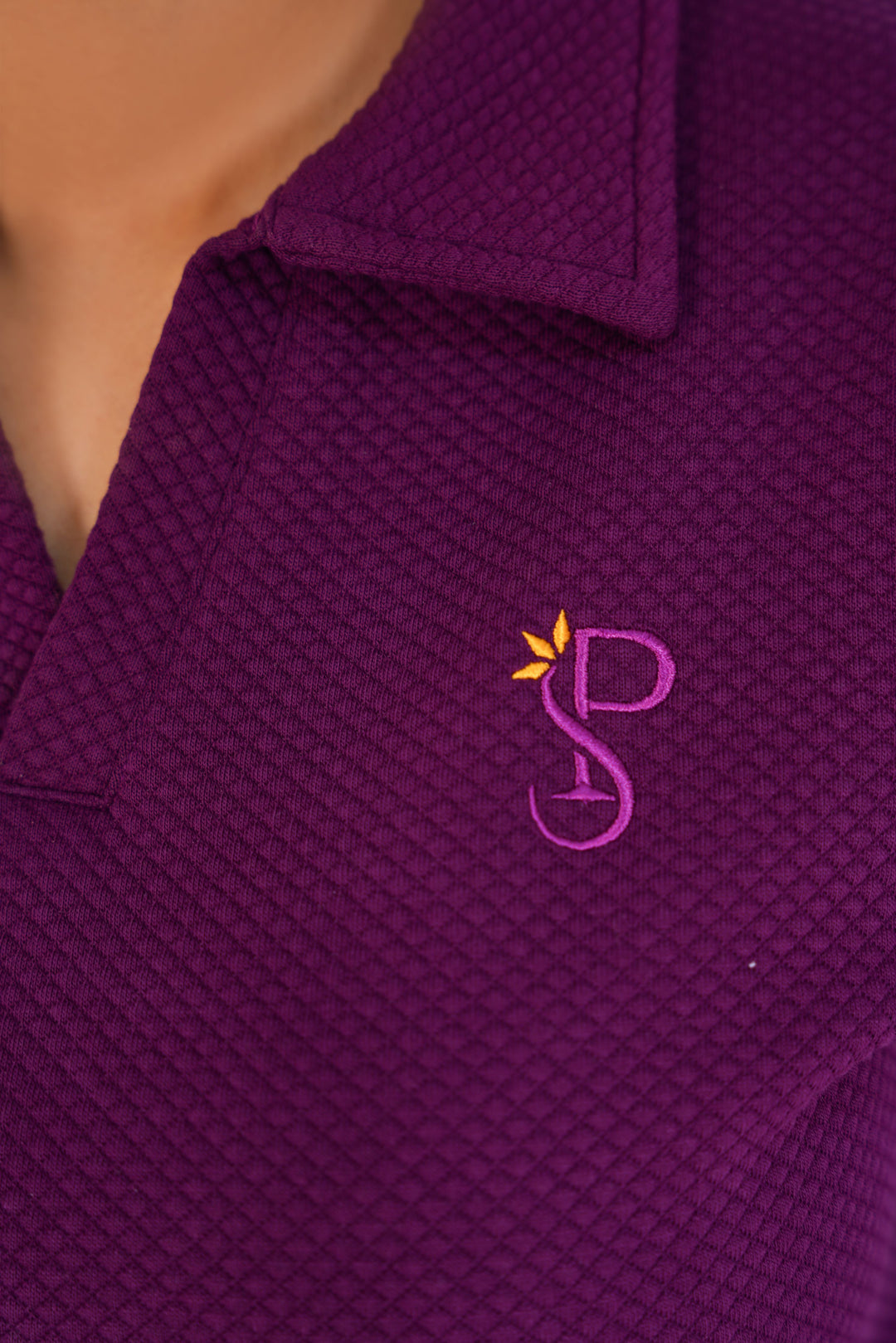 Palatinate Purple Full Sleeve Polo (women)