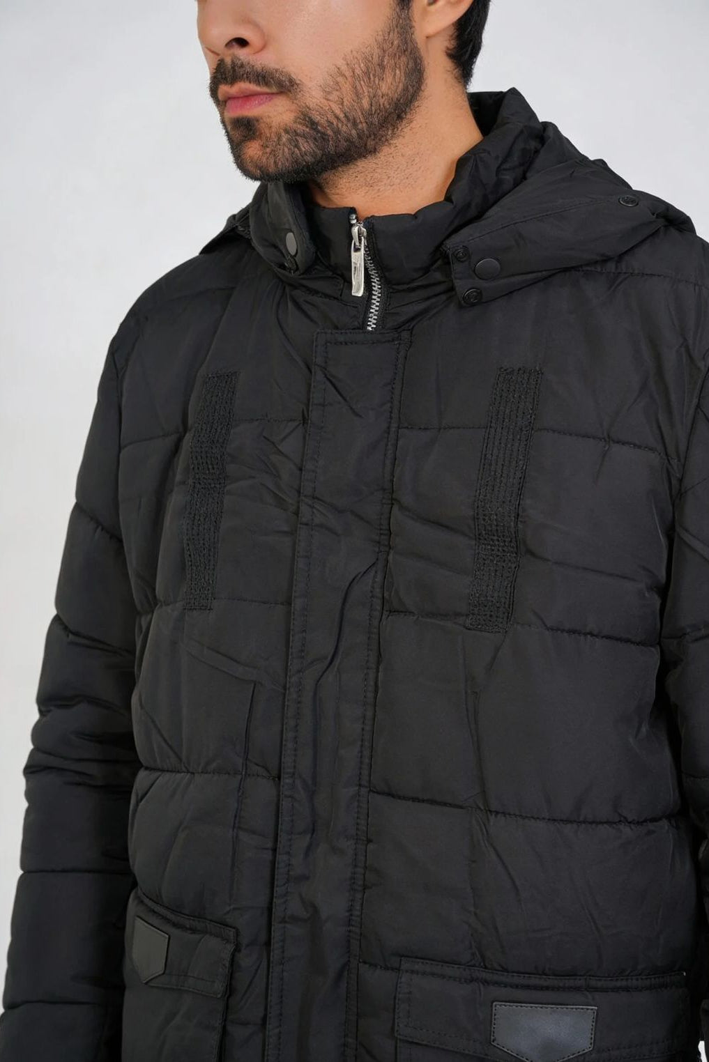 Imported Black Puffer Coat